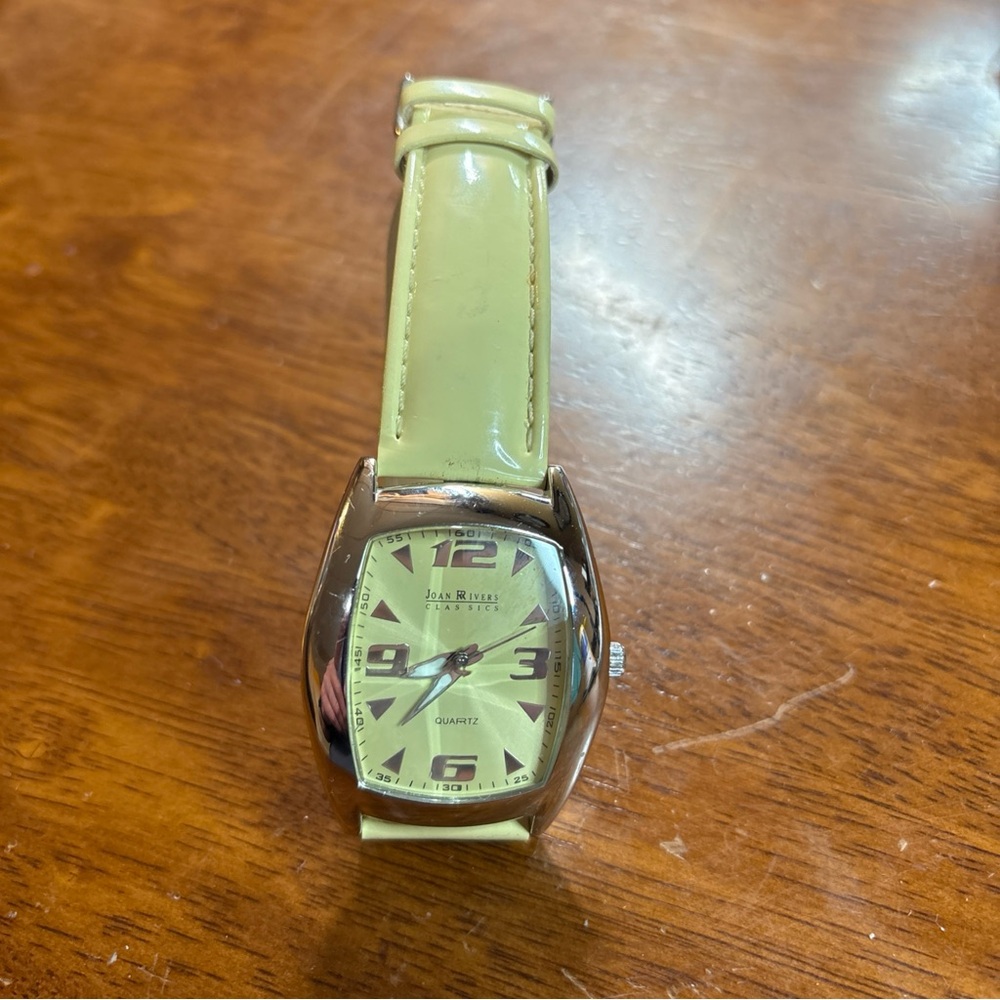 Joan Rivers Watch Egg Shell Leather - image 3